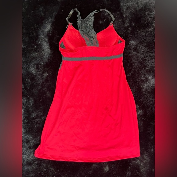 XOXO Red & Black Lace Babydoll Lingerie - Size Small - Picture 6 of 8